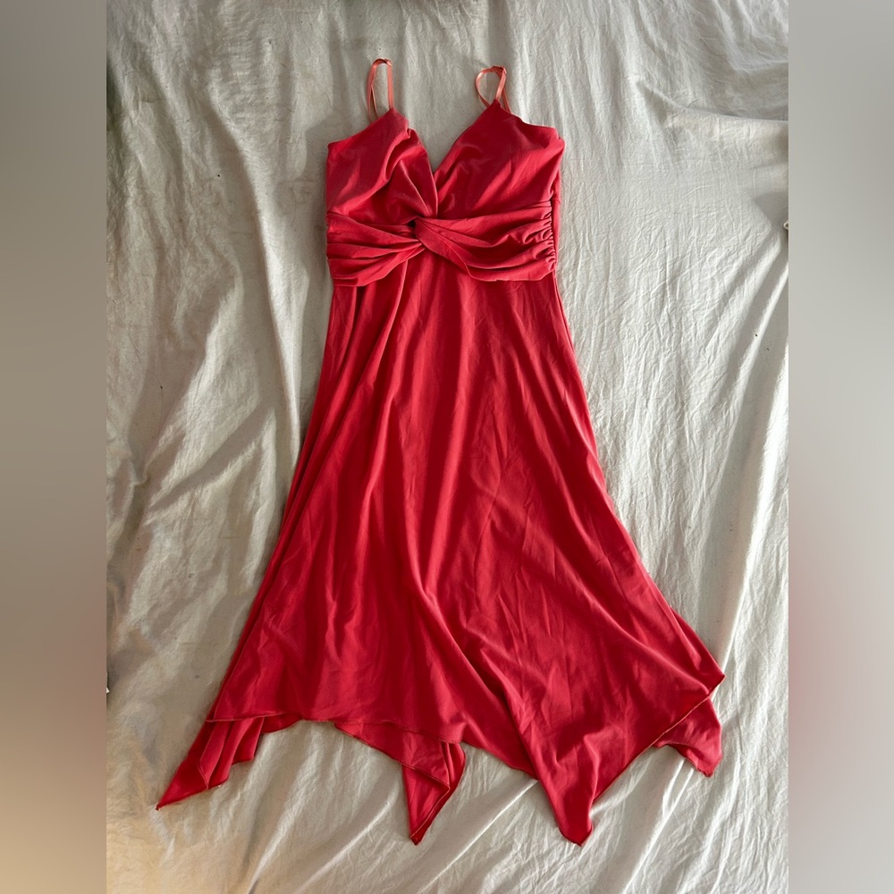 Pretty pink flowy dress